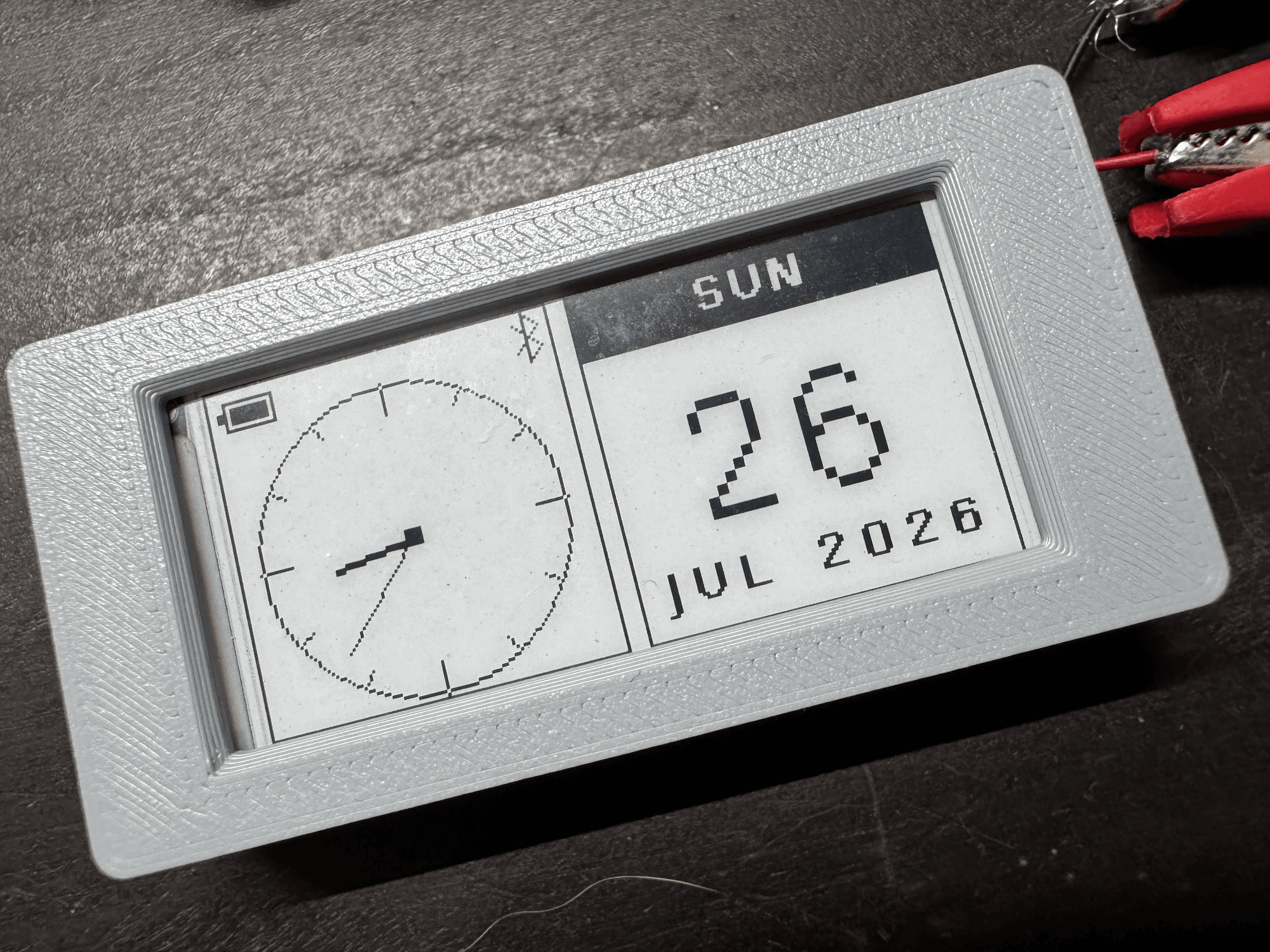 I Bought 100 E-Ink Tags for a Makerspace Project. The Project Fell Through. Now They're Clocks.